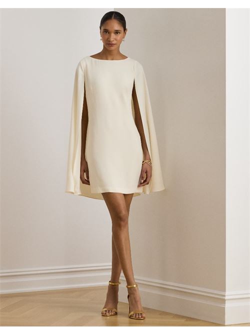 petra-long sleeve-cocktail dress LAUREN RALPH LAUREN | PETRA-LONG SLEEVE.MASCARPONE CREAM